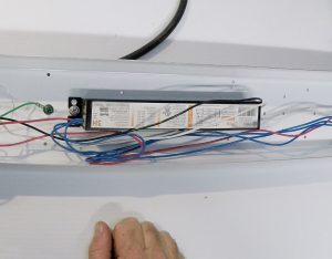 fluorescent ballast removal LED T8 Conversion